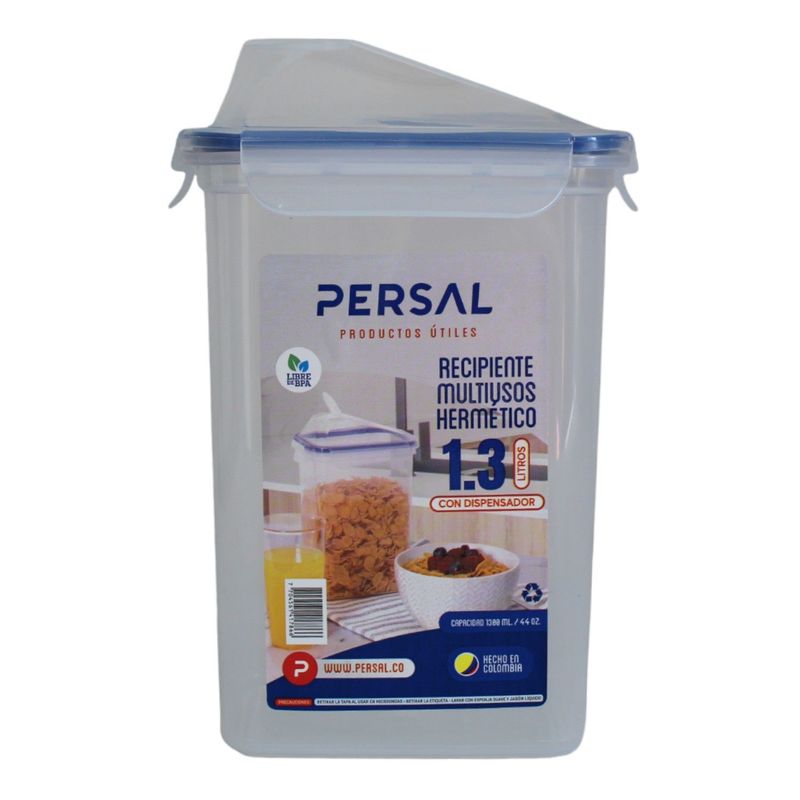 GENERICO - Dispensador Práctico Almacenaje Conserva Frescura