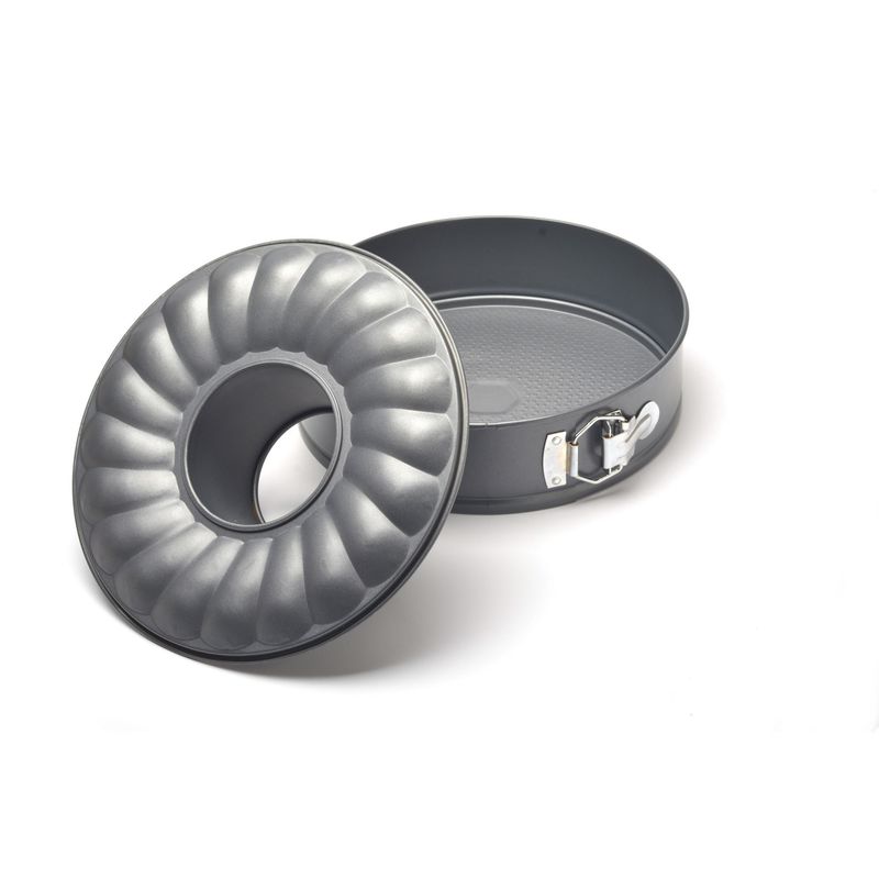 PRESS - Molde Desmontable Doble Fondo con Gancho 25x8.5 cm PRESS 77124 - Gris