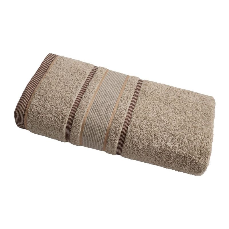FATELARES - Toalla de Cuerpo Gaby Café Claro 70x140cm 400gr Fatelares