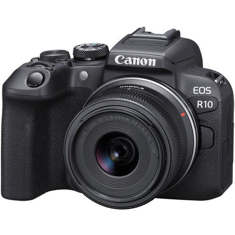 CANON - Cámara sin espejo Canon EOS R10 kit lente 18-45