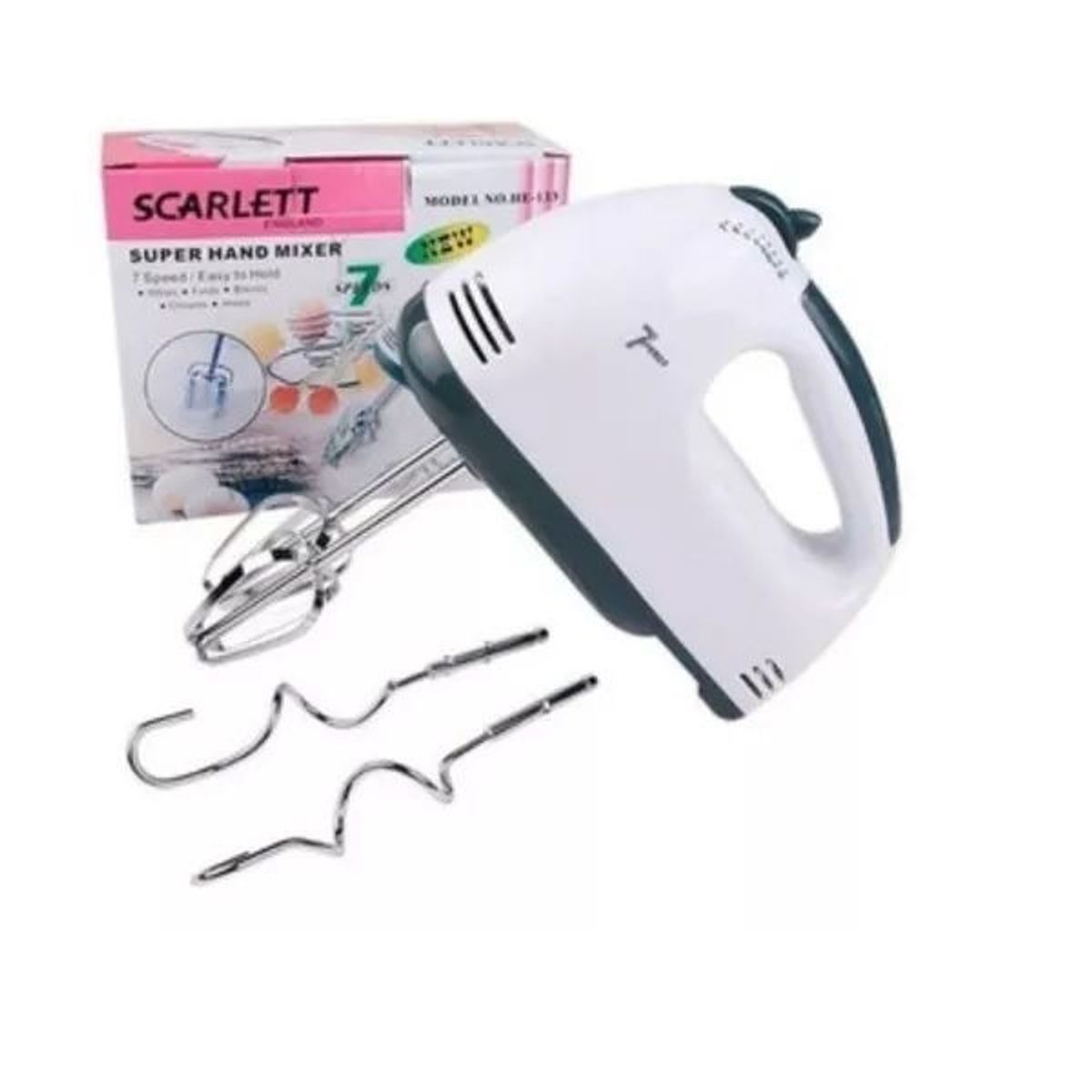 GENERICO - Batidora De Mano Eléctrica 7 Velocidades