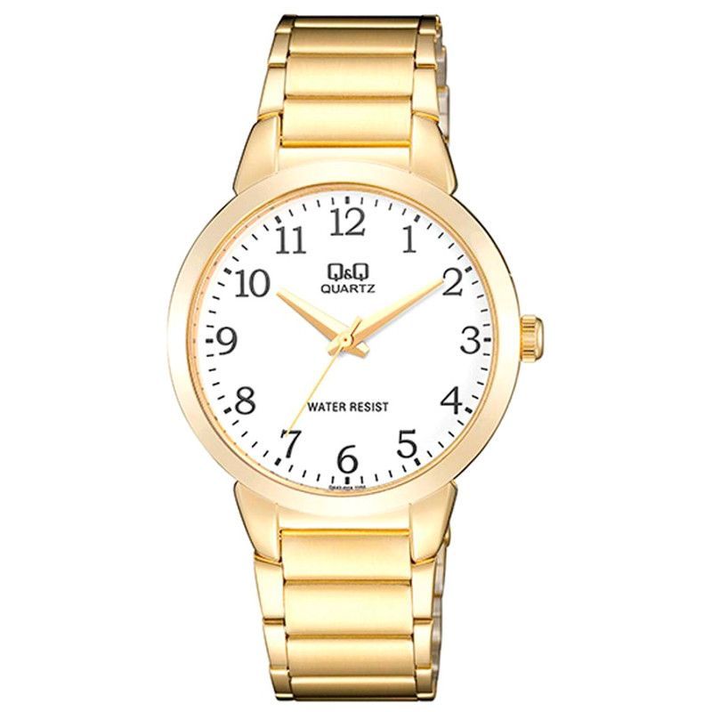 Q&Q - Reloj Hombre Q&q Qa42j004y Dorado + Estuche