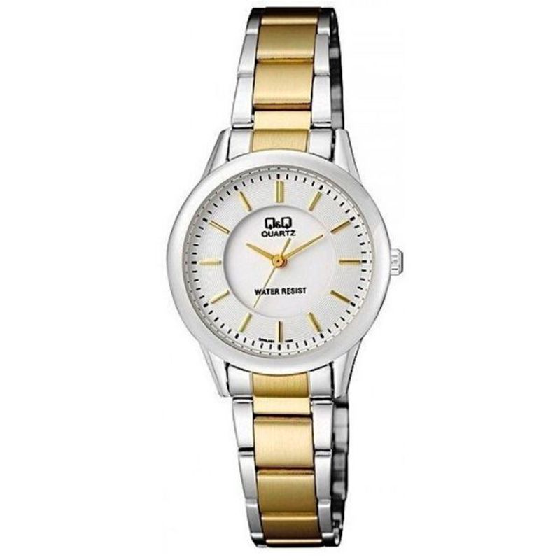 Q&Q - Reloj Q&q Qyq Qa949j401y Dama Bicolor Original + Estuche