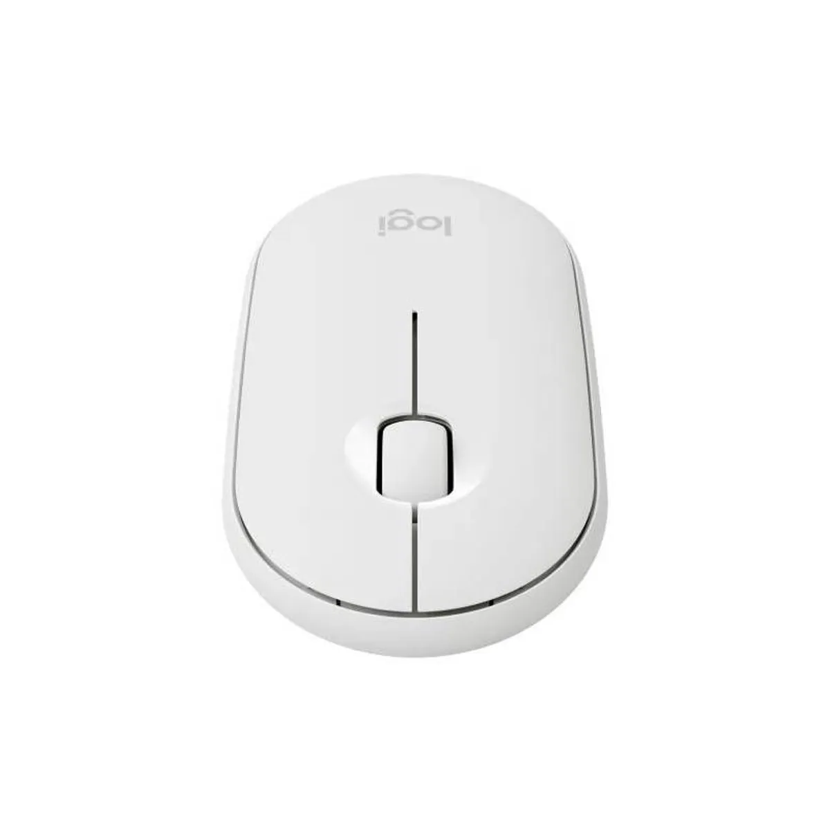LOGITECH - Mouse Bluetooth moderno Logitech Pebble m350s Blanco