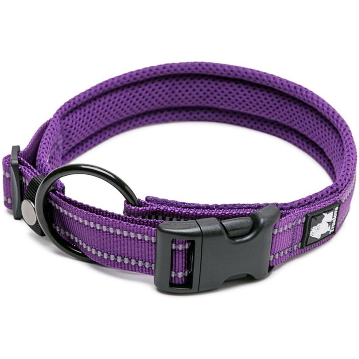 TRUELOVE - Truelove Collar Perros Acolchado Reflectivo Morado XS