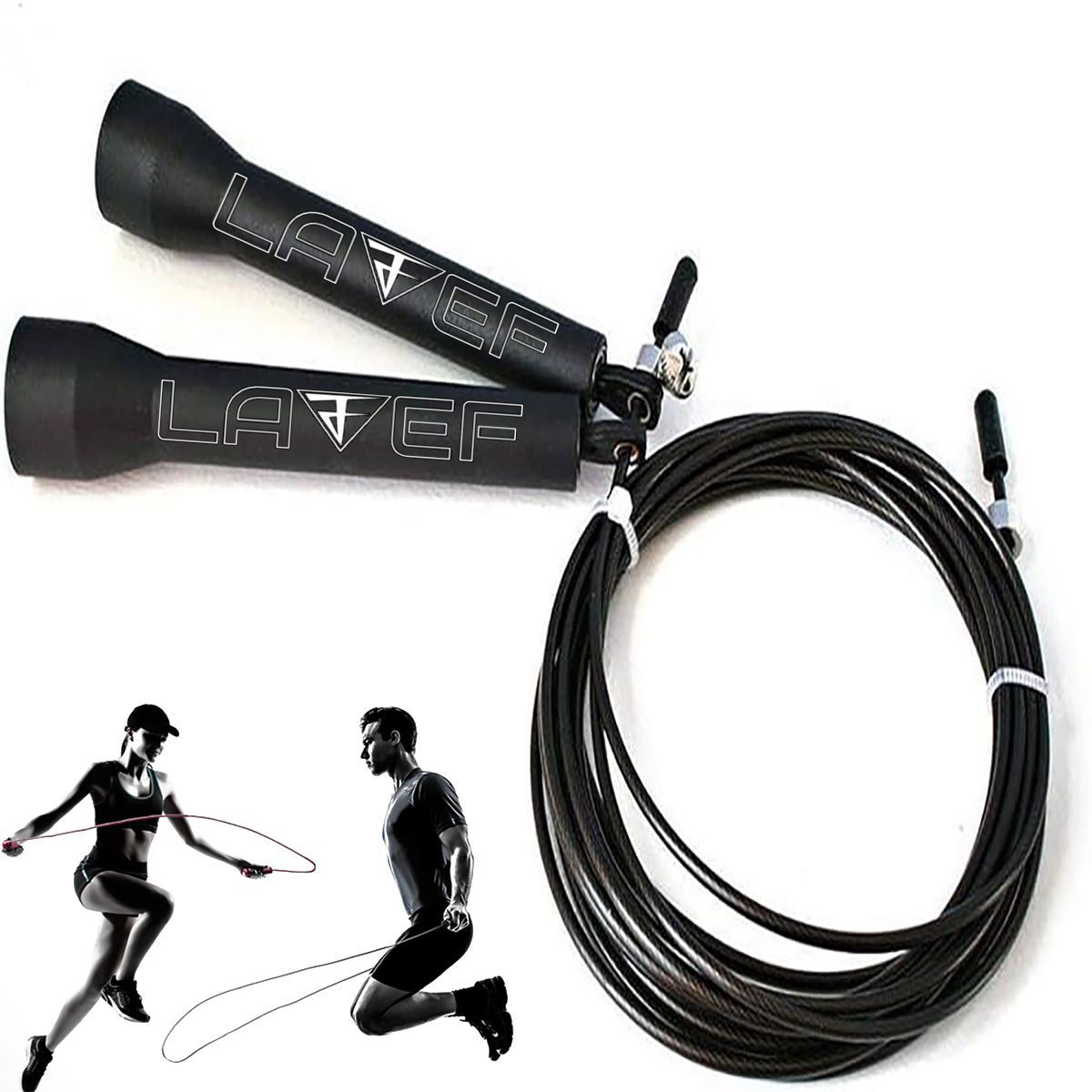 LAVEF - Lazo Para Saltar Cuerda De Salto Para Ejercicios De Cardio