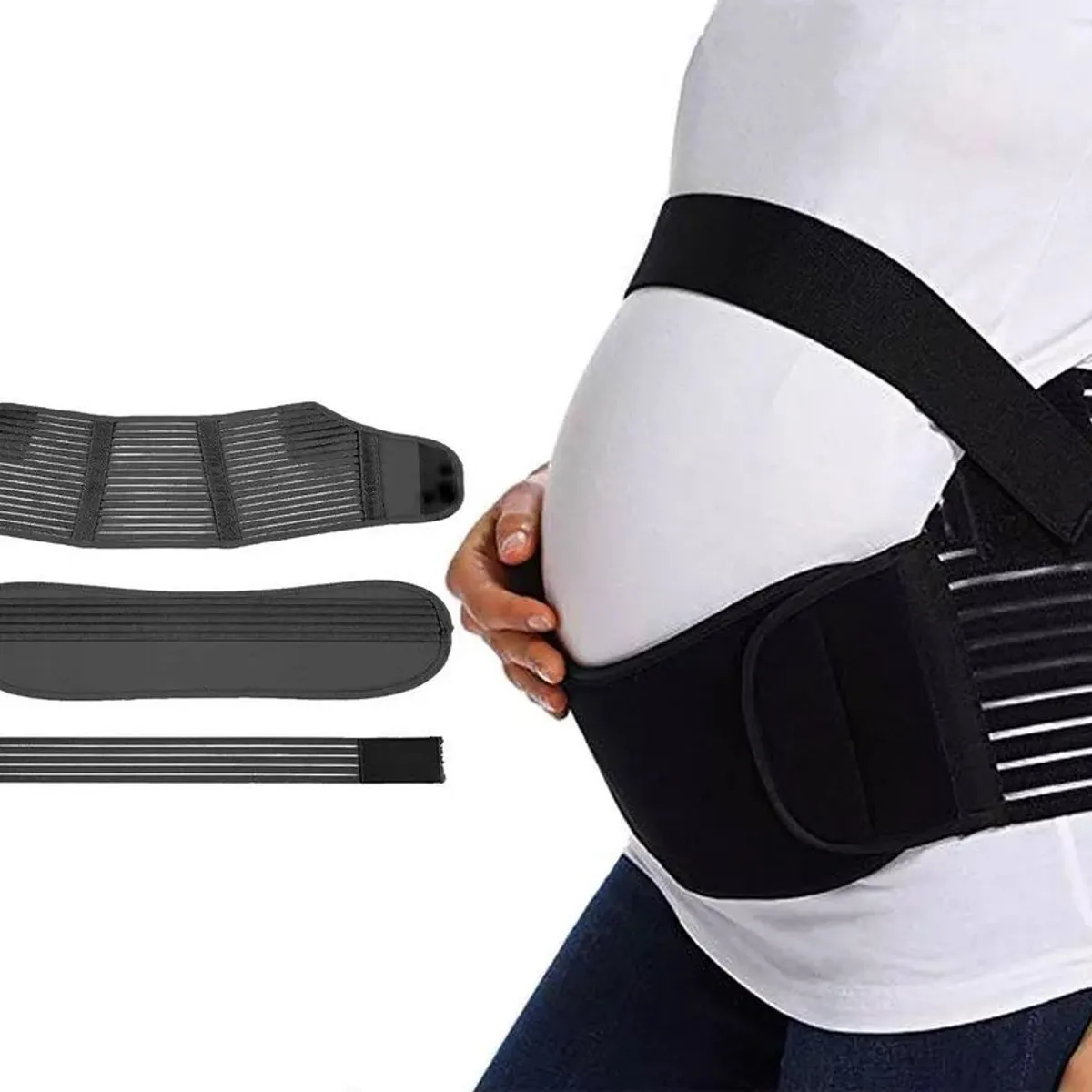 GENERICO - Faja Embarazo Prenatal Con Tirantes Para Soporte Abdominal