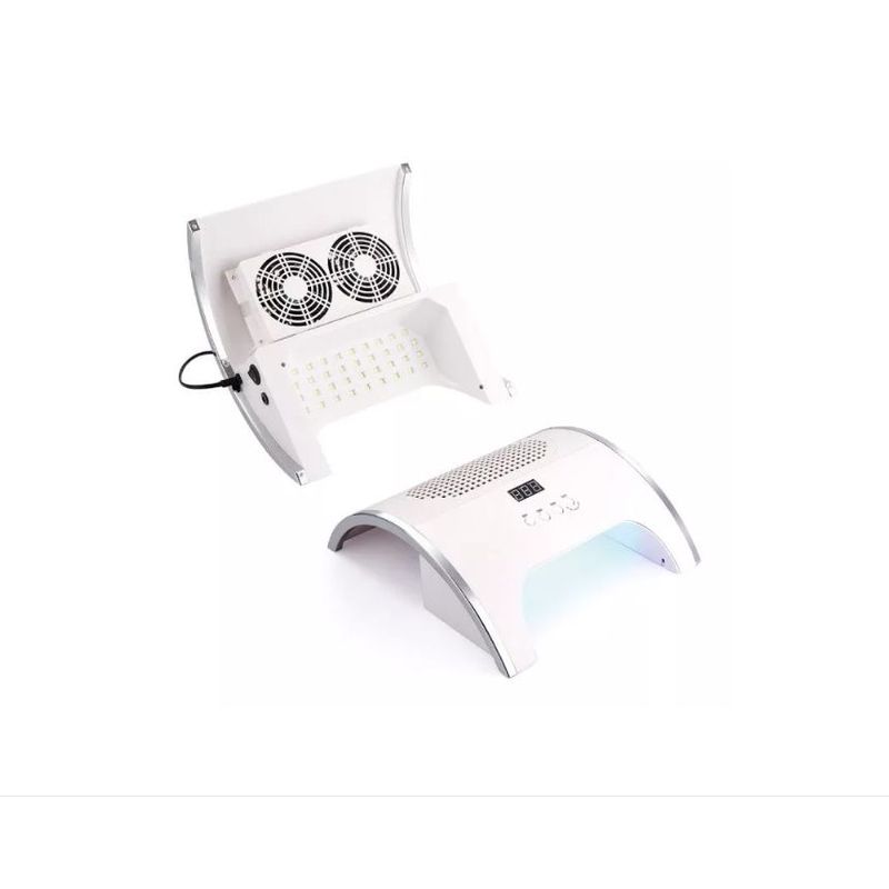 GENERICO - Lámpara De Uñas Uv Led Con Extractor De Polvo