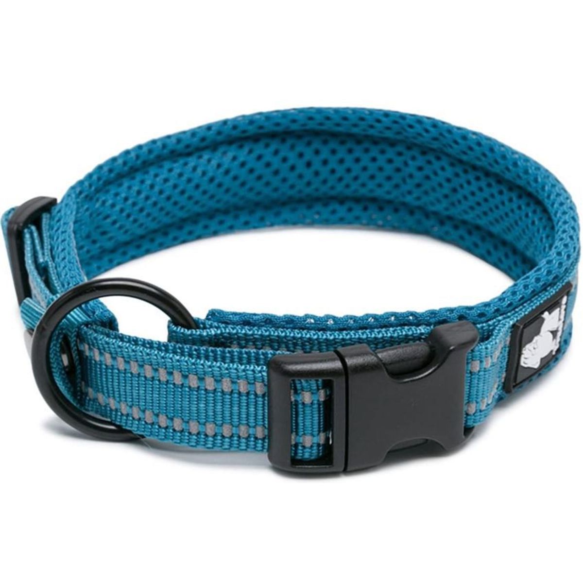 TRUELOVE - Truelove Collar Perros Acolchado Reflectivo Azul L
