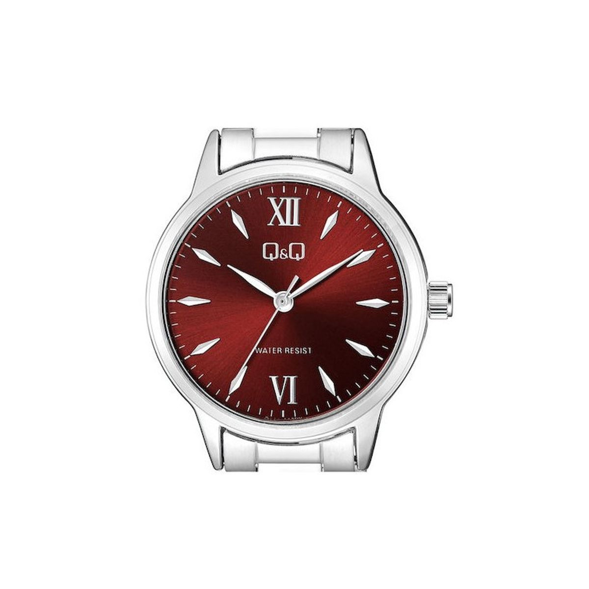 Q&Q - Reloj Q&q Qyq Mujer Q11a-003py Acero Plateado + Estuche