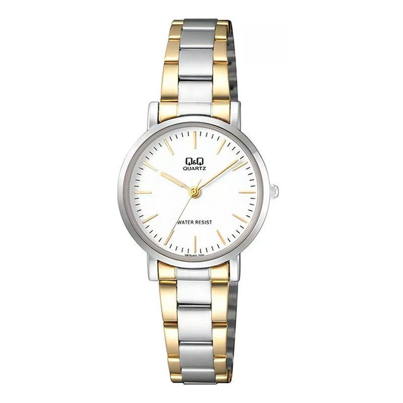 Q&Q - Reloj Q&q Mujer Q979j401y Multicolor Acero Dama + Estuche