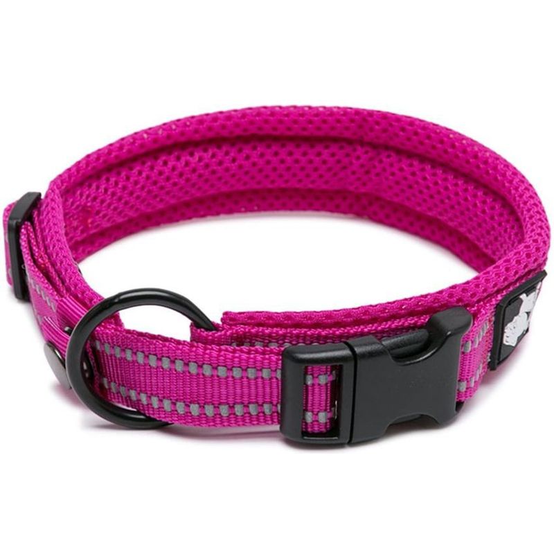 TRUELOVE - Truelove Collar Perros Acolchado Reflectivo Fucsia M