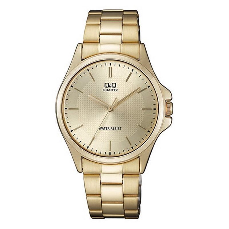 Q&Q - Reloj Q&q Qyq Qa06j010y Dorado Acero Hombre + Estuche