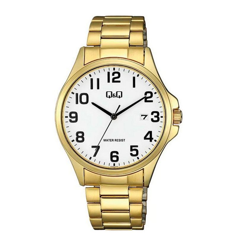 Q&Q - Reloj Q&q A480j004y Dorado Hombre Acero + Estuche