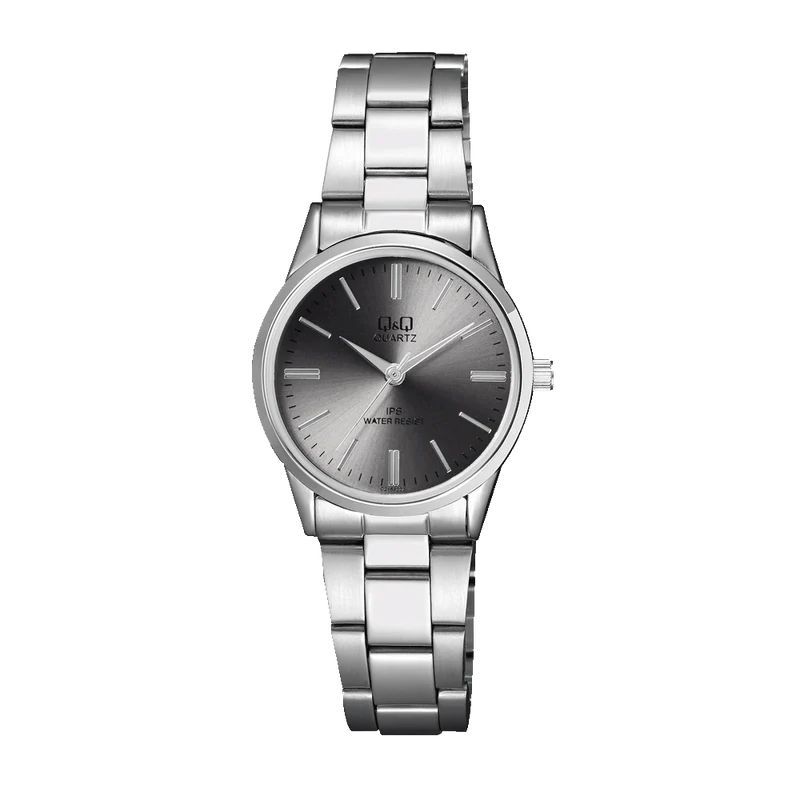 Q&Q - Reloj Q&q Qyq Mujer C215j222y Acero Plateado + Estuche