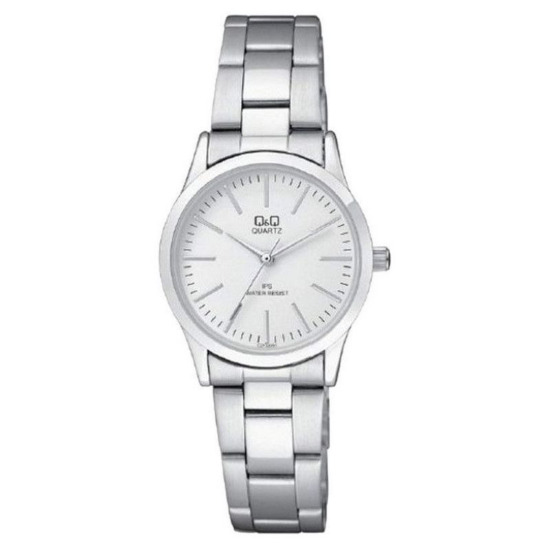 Q&Q - Reloj Para Mujer Q&q Qyq C213j201y Plateado Acero + Estuche