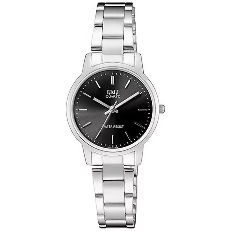 Q&Q - Reloj Q&q Qyq Qa07j212y Casual Acero Mujer Dama + Estuche