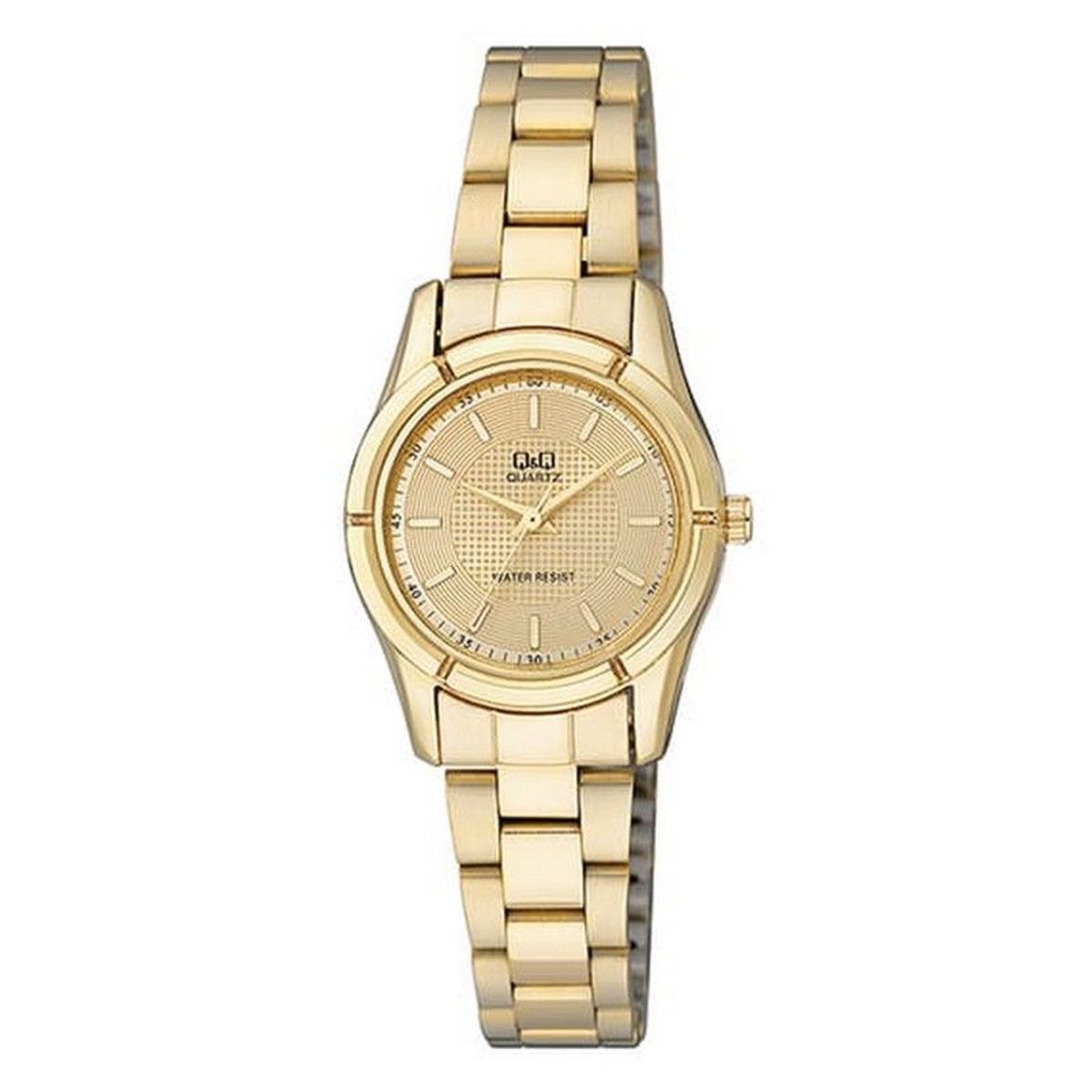 Q&Q - Reloj Mujer Q&q Q877j010y Dorado Acero Mujer + Estuche.