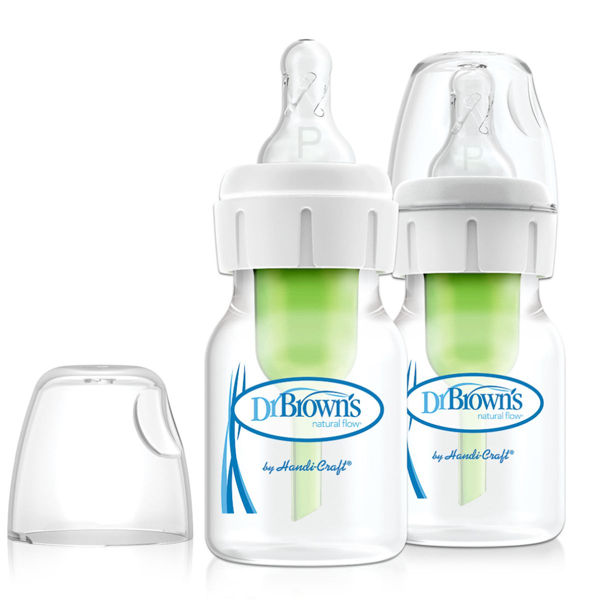 DR BROWNS - Tetero 2 Oz Bebé Pematuro Boca Estandar Set x 2 - Caja Averiada