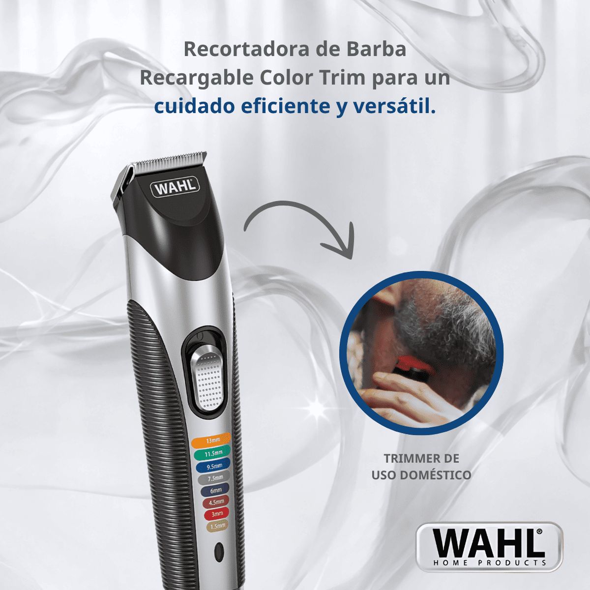 WAHL - Maquina Recortadora De Barba Wahl Color Trim 9891-108 - Gris