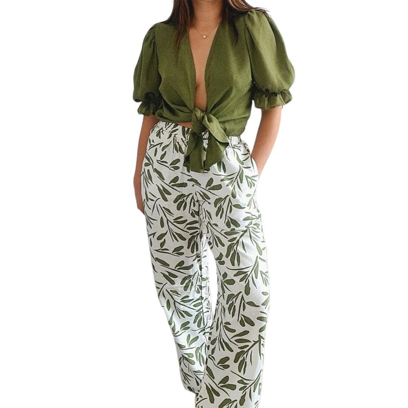 MORAMI - Blusa y Pantalón para mujer MORAMI