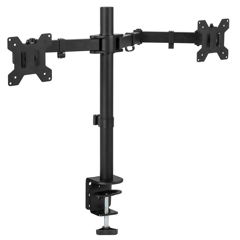 GENERICO - Soporte De Brazo Doble Para 2 Monitores Con Giro