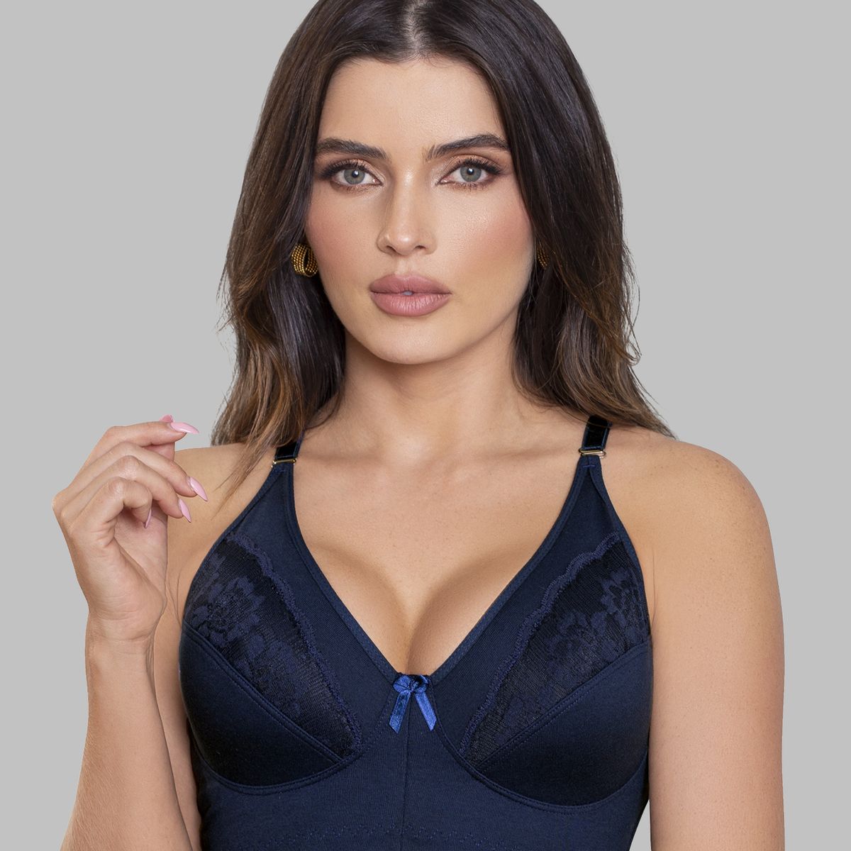 FORMAS INTIMAS - Brasier Mujer Azul Navy FI 41241