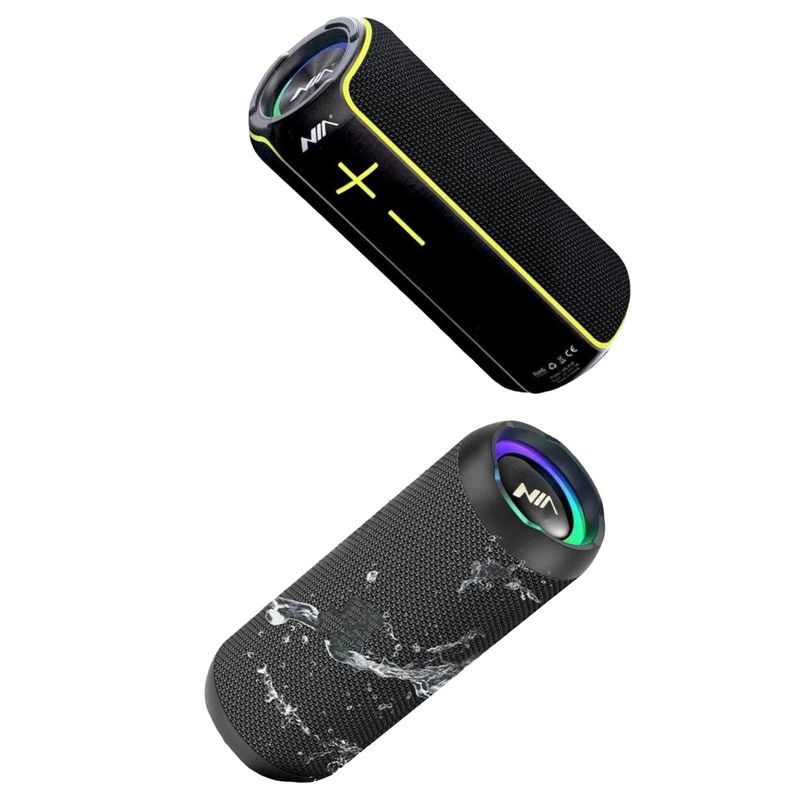 NIA - Parlante Portátil Resistente Agua Bluetooth Ipx7 Recargable