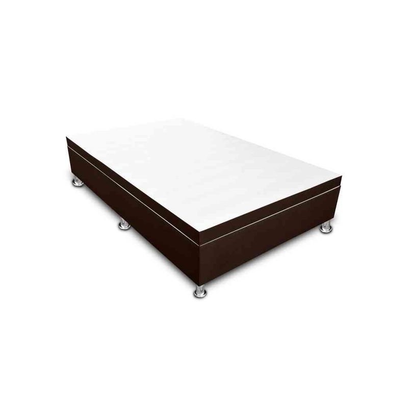 MAGIC CLASS - CAMA BAÚL APERTURA HORIZONTAL90X190 MICROFIBRA CAFÉ