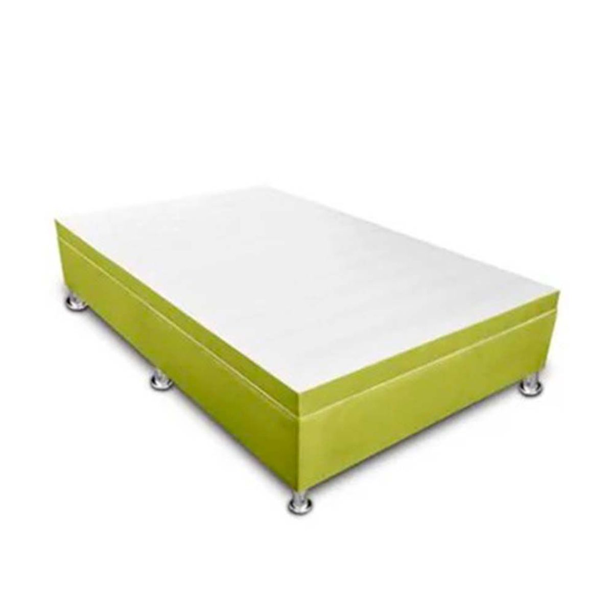 MAGIC CLASS - CAMA BAÚL APERTURA HORIZONTAL90X190 MICROFIBRA VERDE