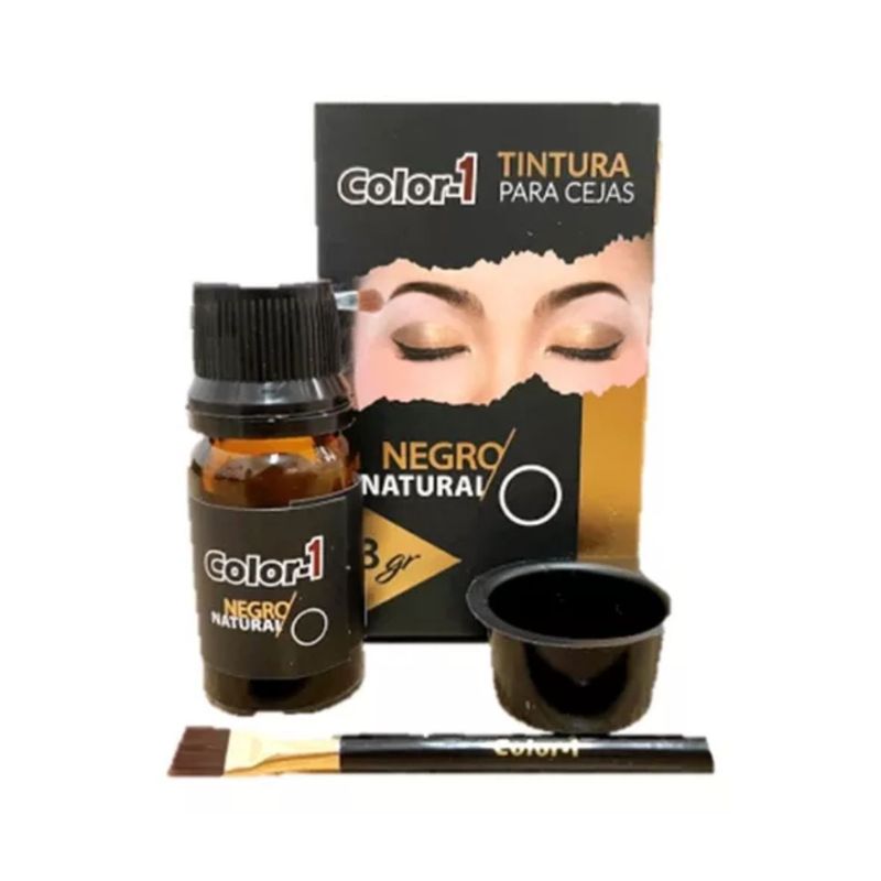 COLOR - TINTURA PARA CEJAS COLOR 1 NEGRO NATURAL 3 grs