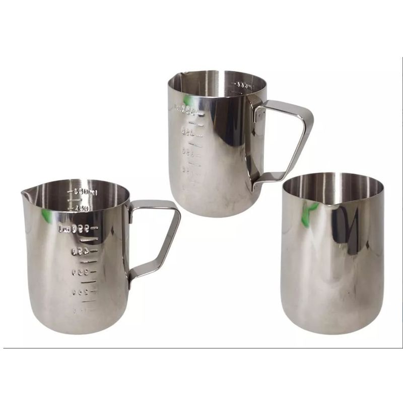 GENERICO - Vaso Taza Pocillo Jarra Pequeño Acero 350ml Cocina Bebidas