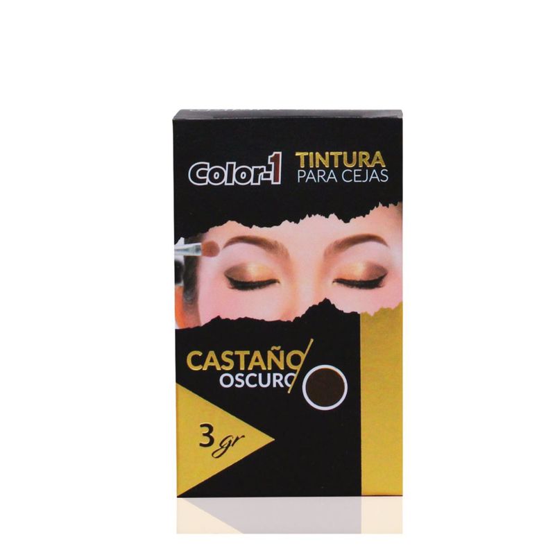 COLOR - TINTURA PARA CEJAS COLOR 1 CASTAÑO OSCURO_.