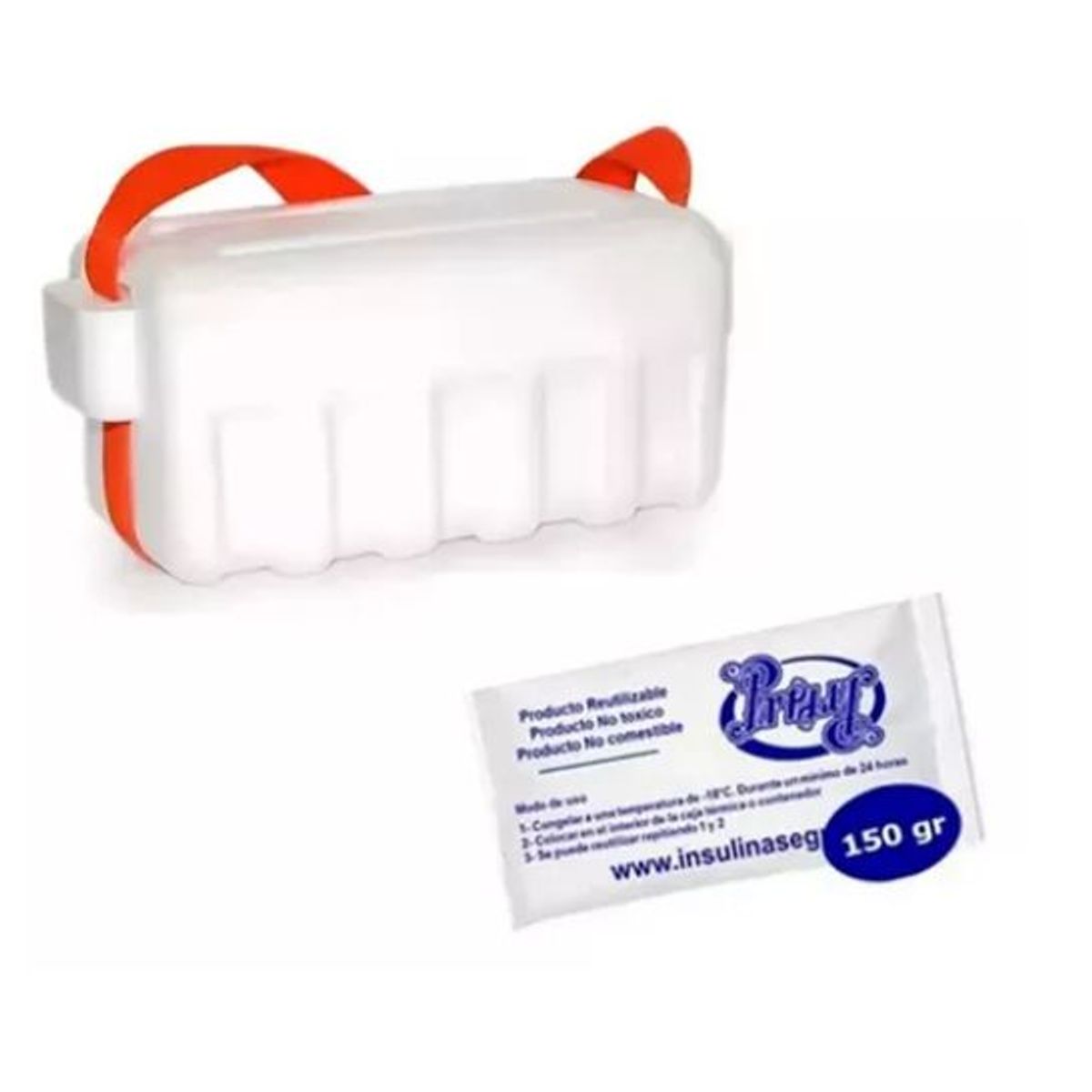 GENERICO - Nevera Térmica en Icopor Para Insulina Con Gel Refrigerante.