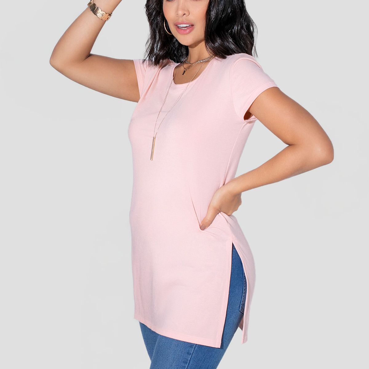 MARKETING PERSONAL - Blusón Mujer Palo De Rosa Mp 32998