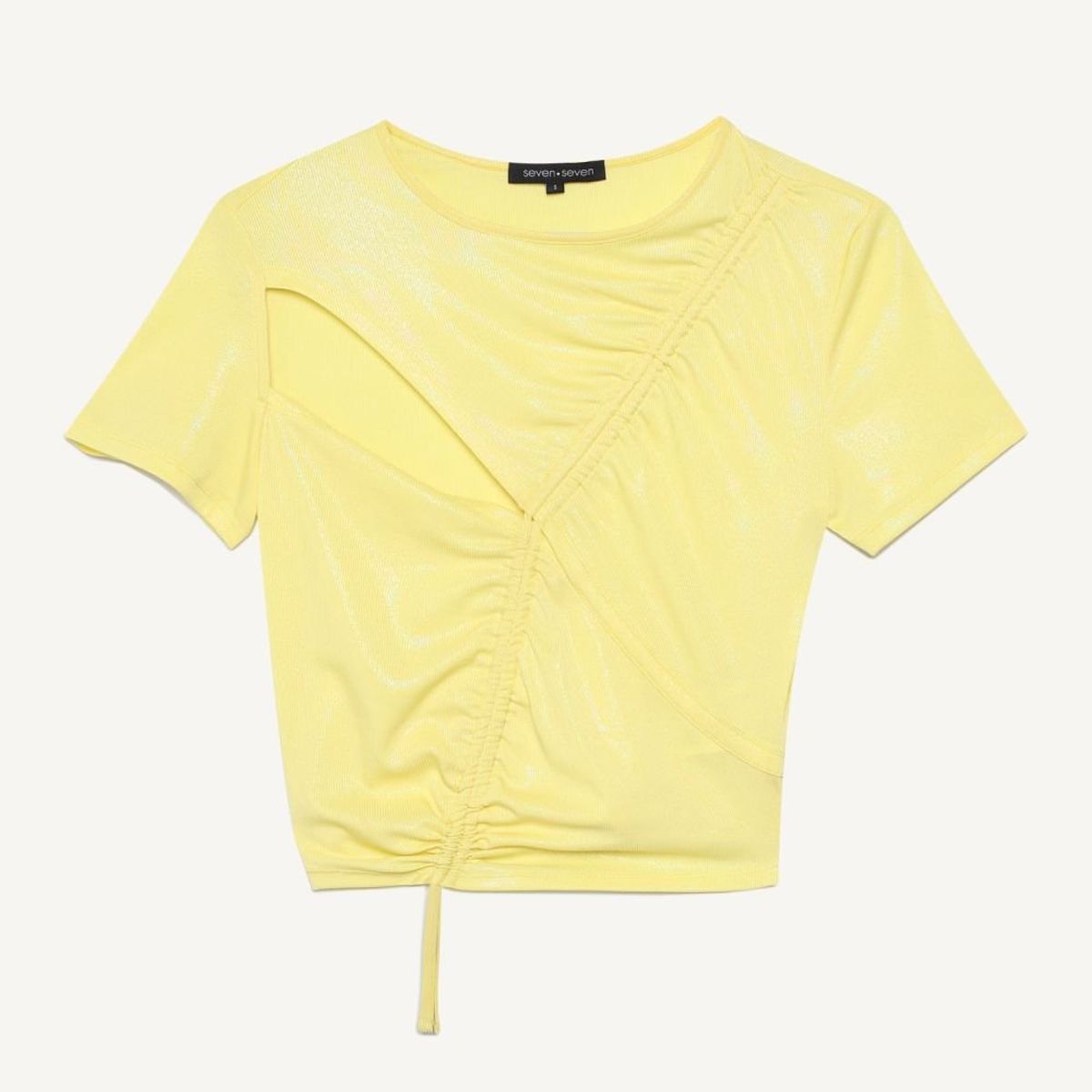 SEVEN SEVEN - Camiseta Para Mujer Manga Corta Color Amarillo  Marca Seven Seven #28095207