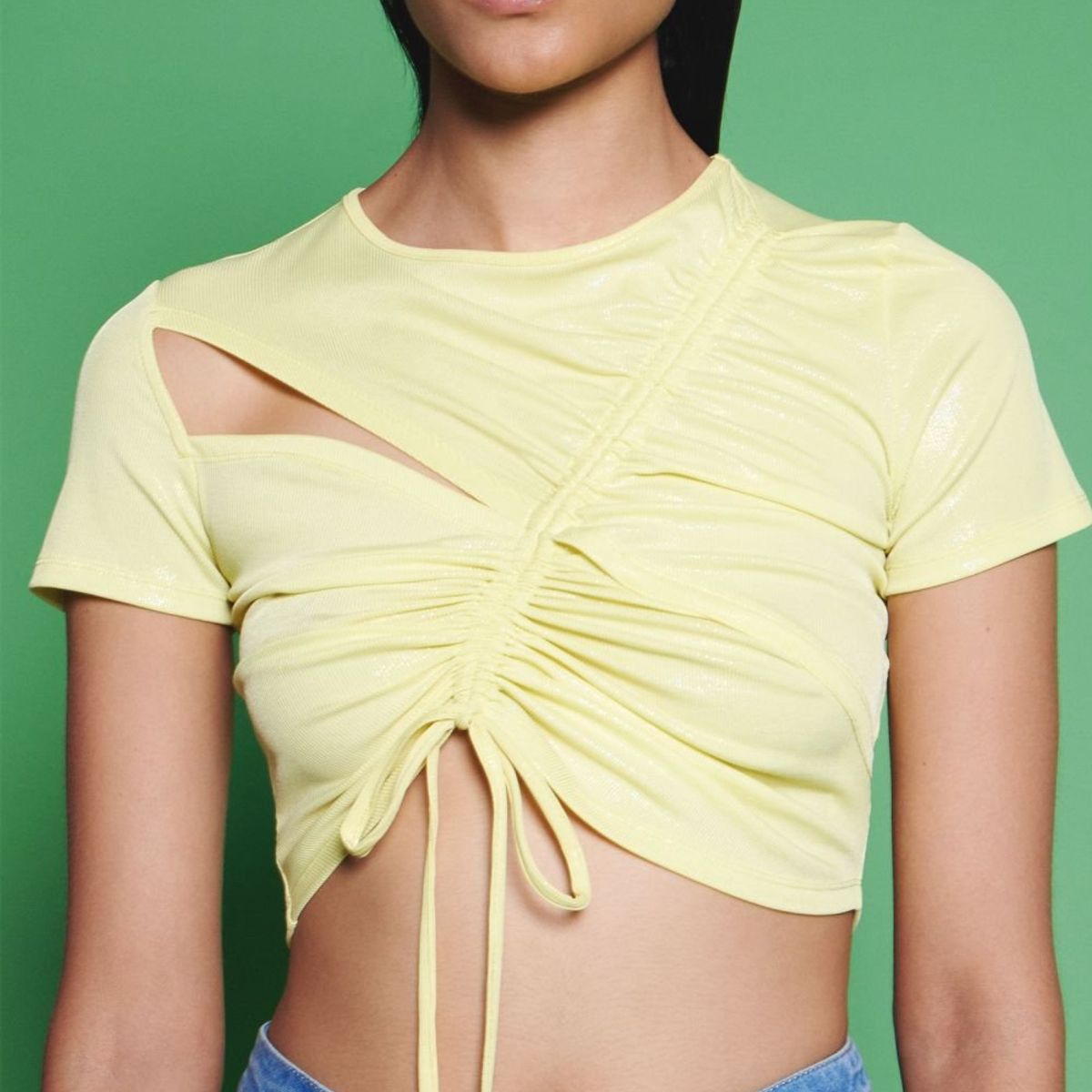 SEVEN SEVEN - Camiseta Para Mujer Manga Corta Color Amarillo  Marca Seven Seven #28095207