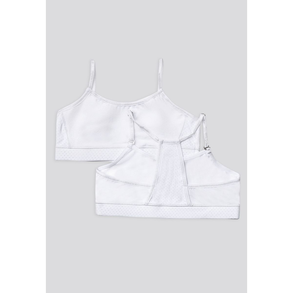FORMAS INTIMAS - Top Paq X2 Infantil Blanco FI 96166