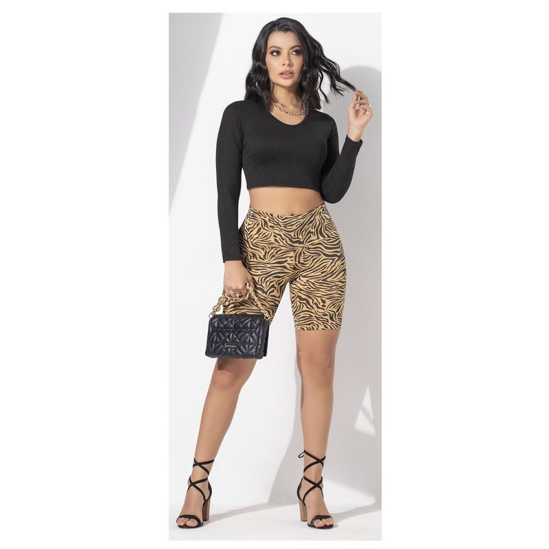 MARKETING PERSONAL - Crop Top Mujer Negro Mp 92500