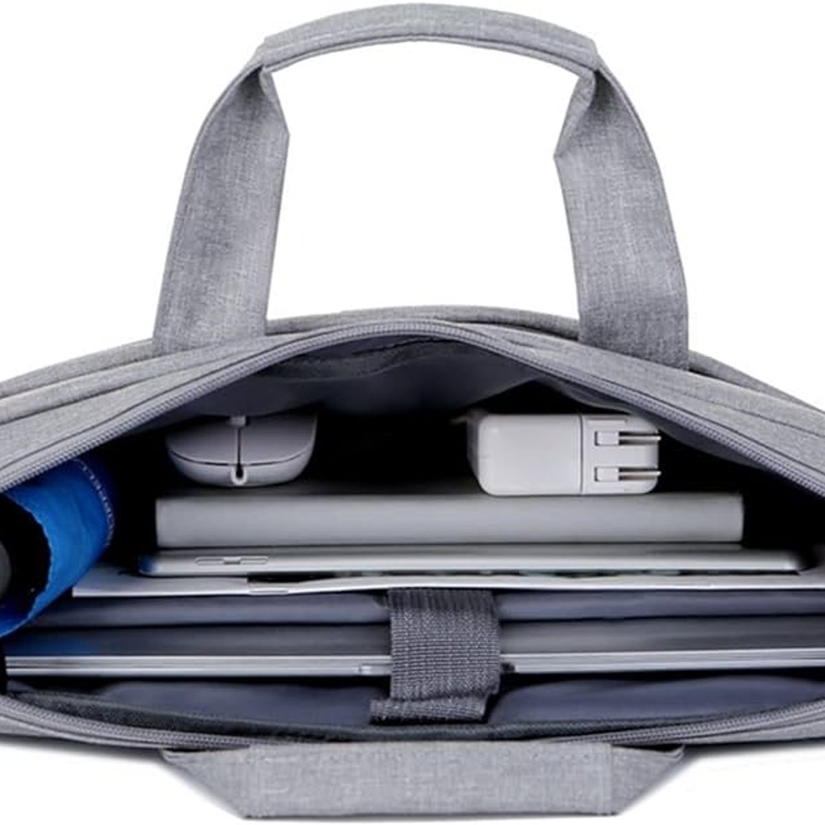 GENERICO - Funda Maletín Para Portátil Impermeable En Tela Oxford de 14 Pulgadas Gris