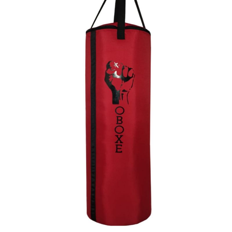GENERICO - Saco De Boxeo Tula Profesional Mma1mX34+Mosquetón-Chazo rojo
