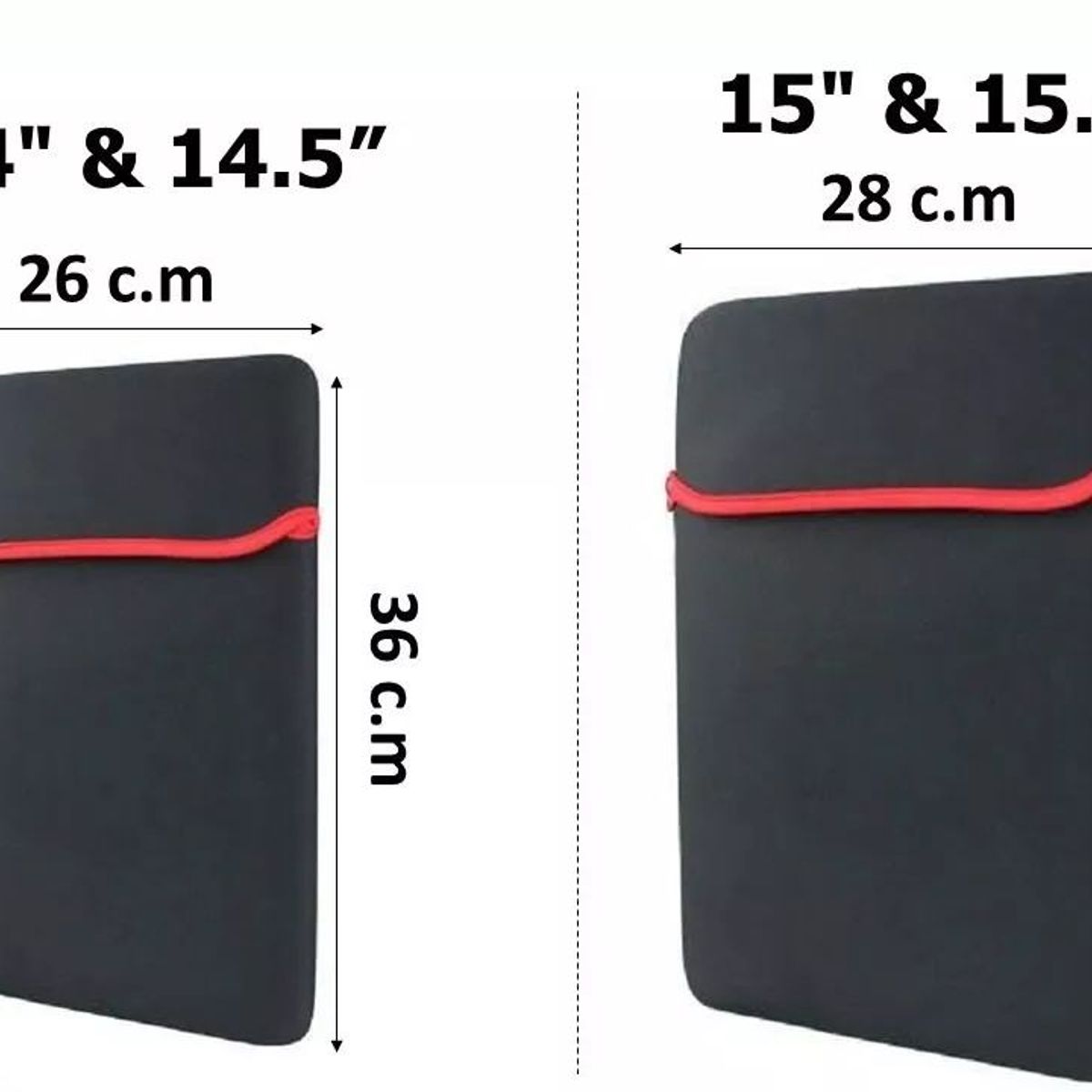 GENERICO - Fundas Para Portátil En Neopreno Doble Faz De 14 Pulgadas