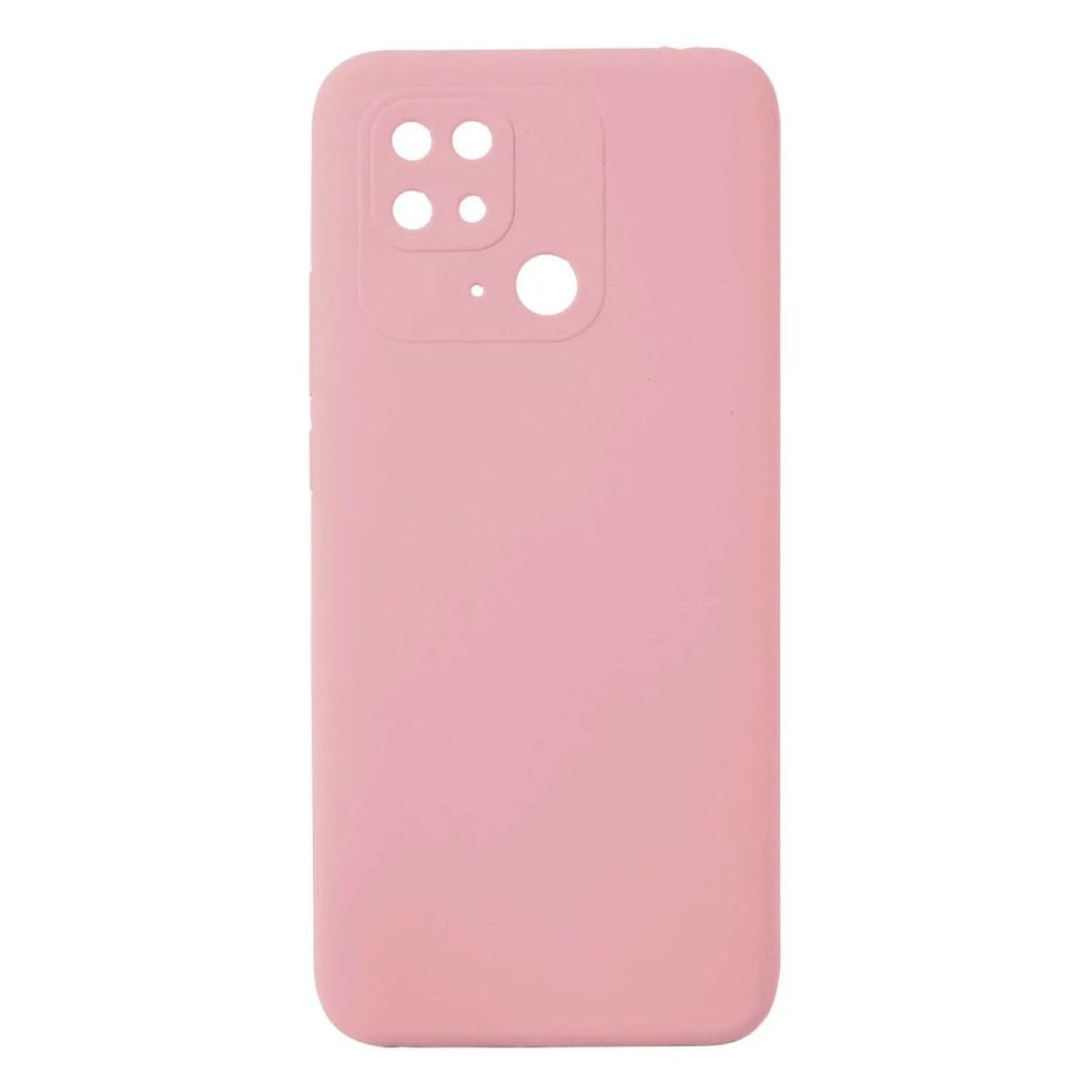 GENERICO - Forro Silicone Case compatible con Xiaomi Redmi 10c Rosado