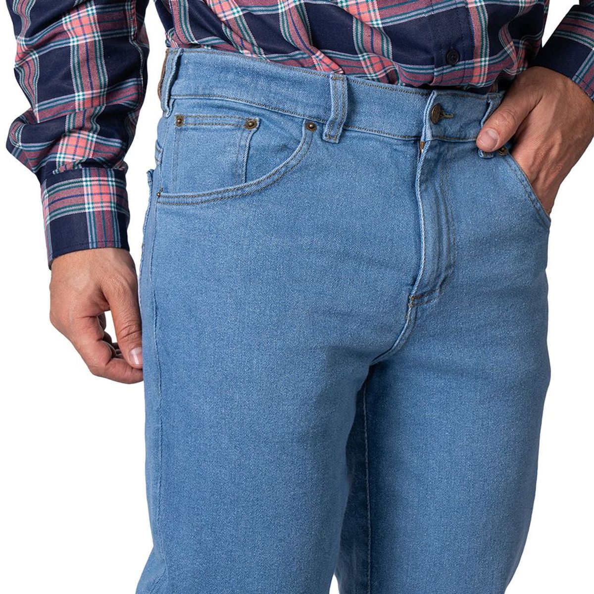 LEC LEE - Jean Confort Ref. 288 Lec Lee para Hombre - Índigo Claro