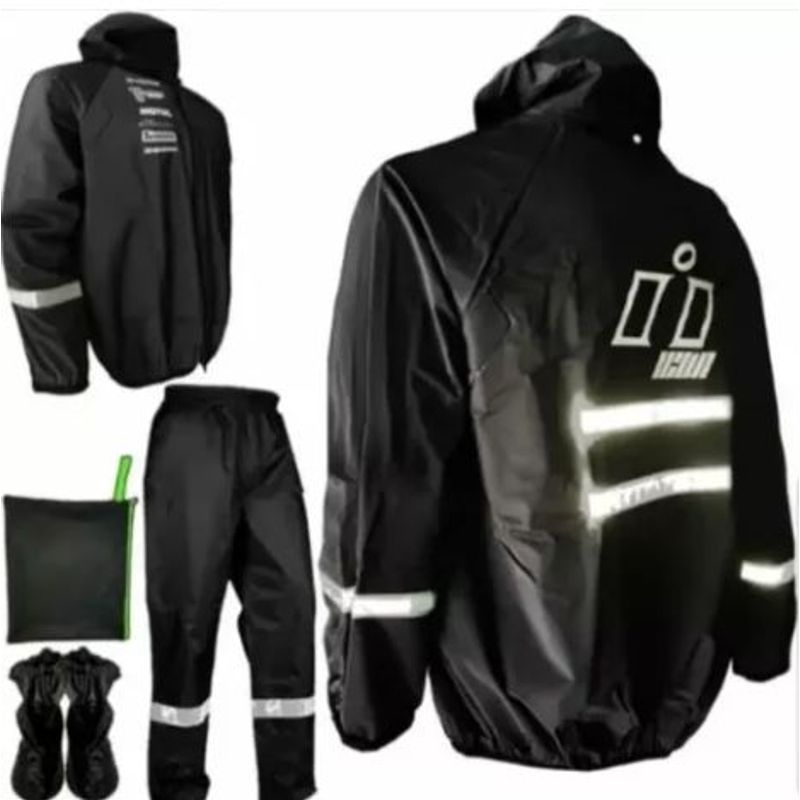 GENERICO - Impermeable Siliconado Para Motociclista  TALLA S