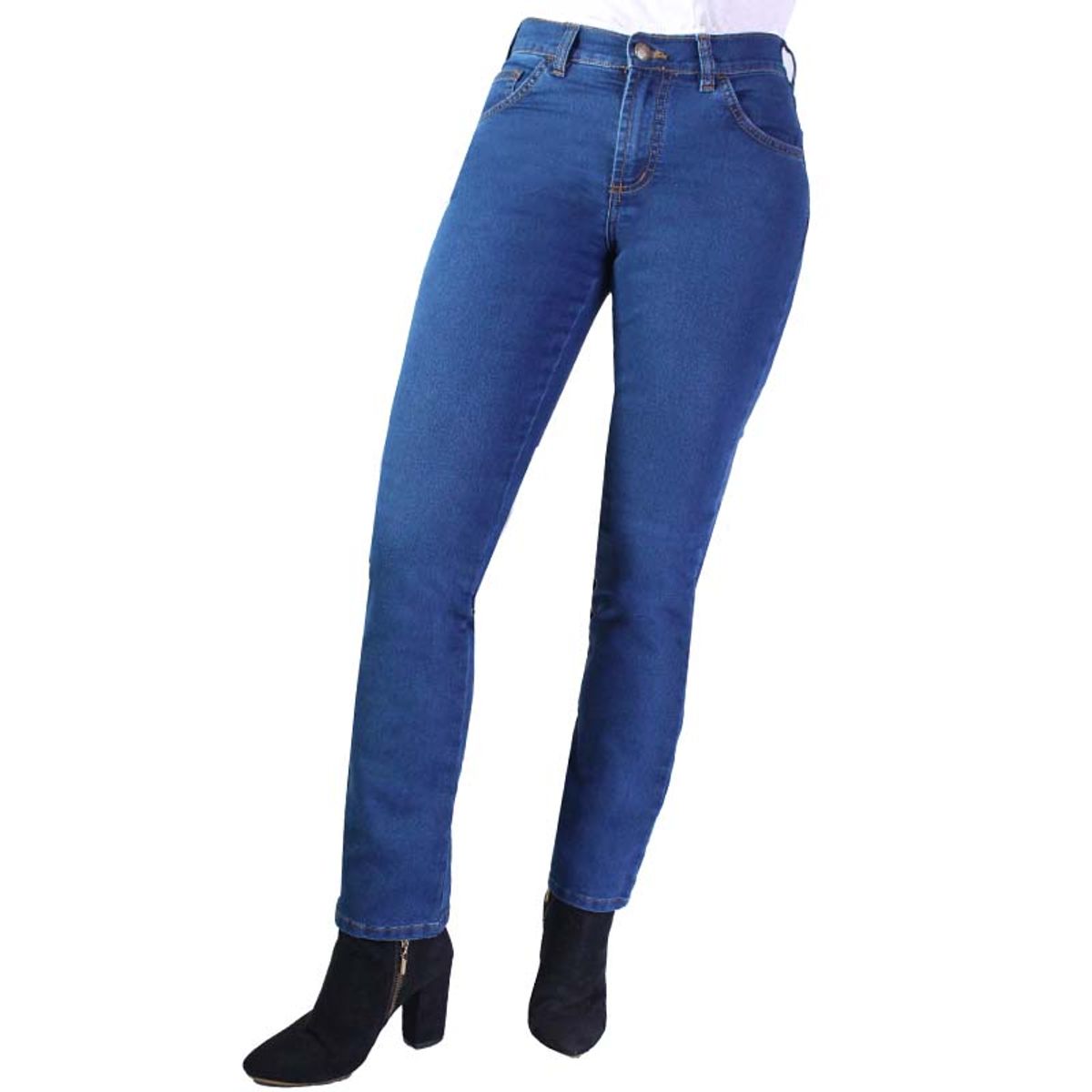 LEC LEE - Jean Slim Fit Ref. 157 Para Mujer Lec Lee - Índigo Medio