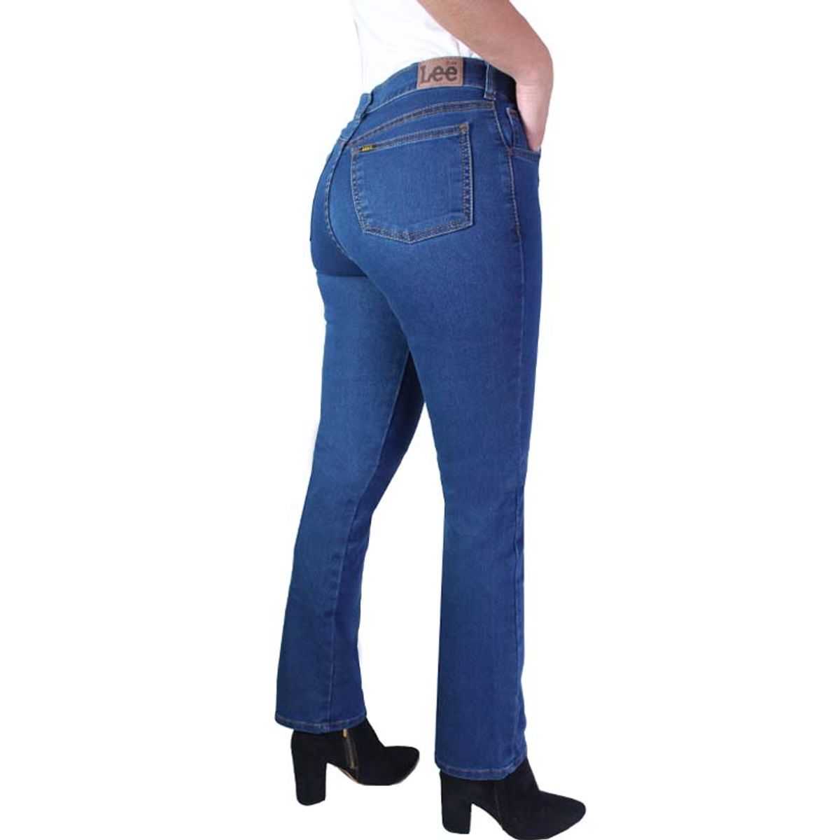 LEC LEE - Jean Slim Fit Ref. 157 Para Mujer Lec Lee - Índigo Medio