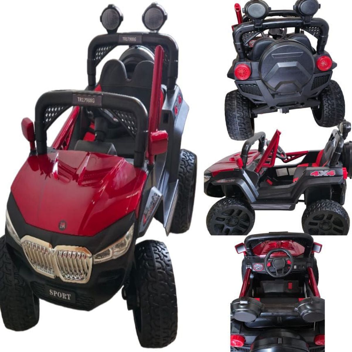 BEBESUNITA - Carro Electrico para niños llantas en Caucho 5