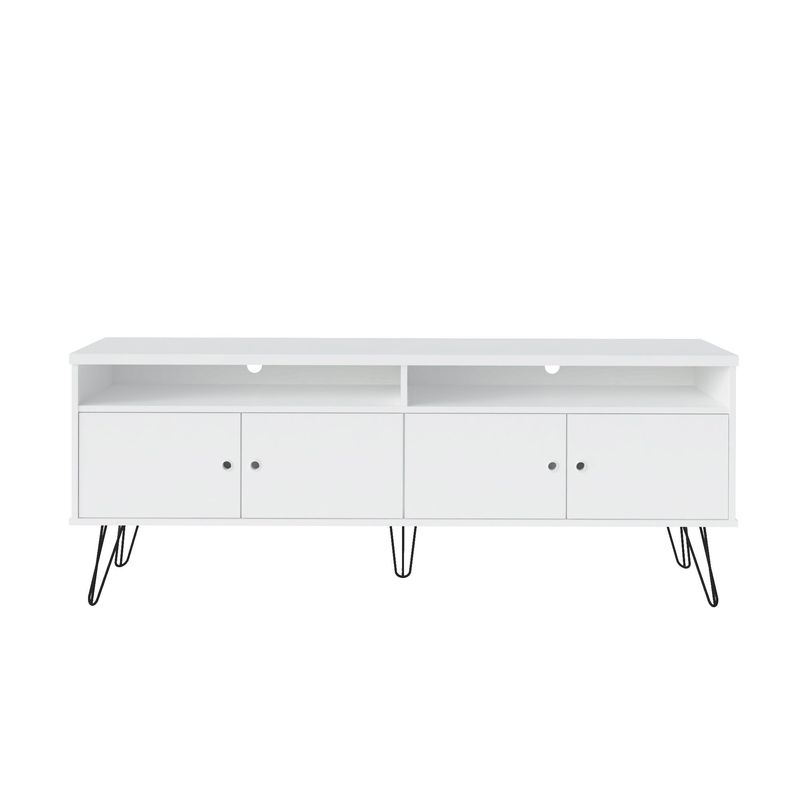 BERTOLINI - Mueble de TV 60"  en MDP 160cm patas de acero