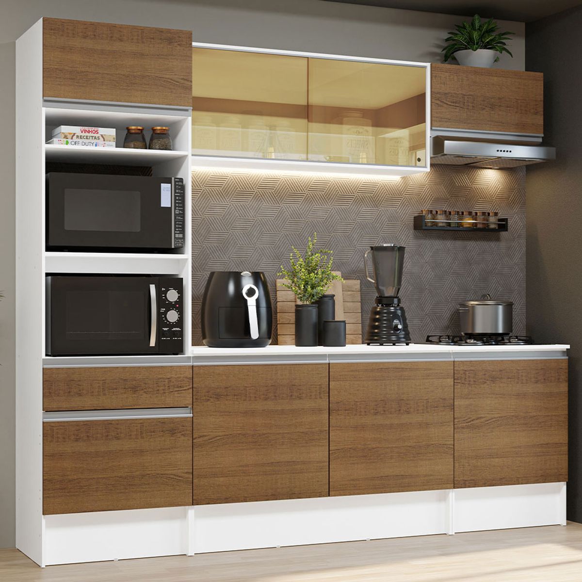 MADESA - Cocina Integral Diamante 2.40 m con Encimera